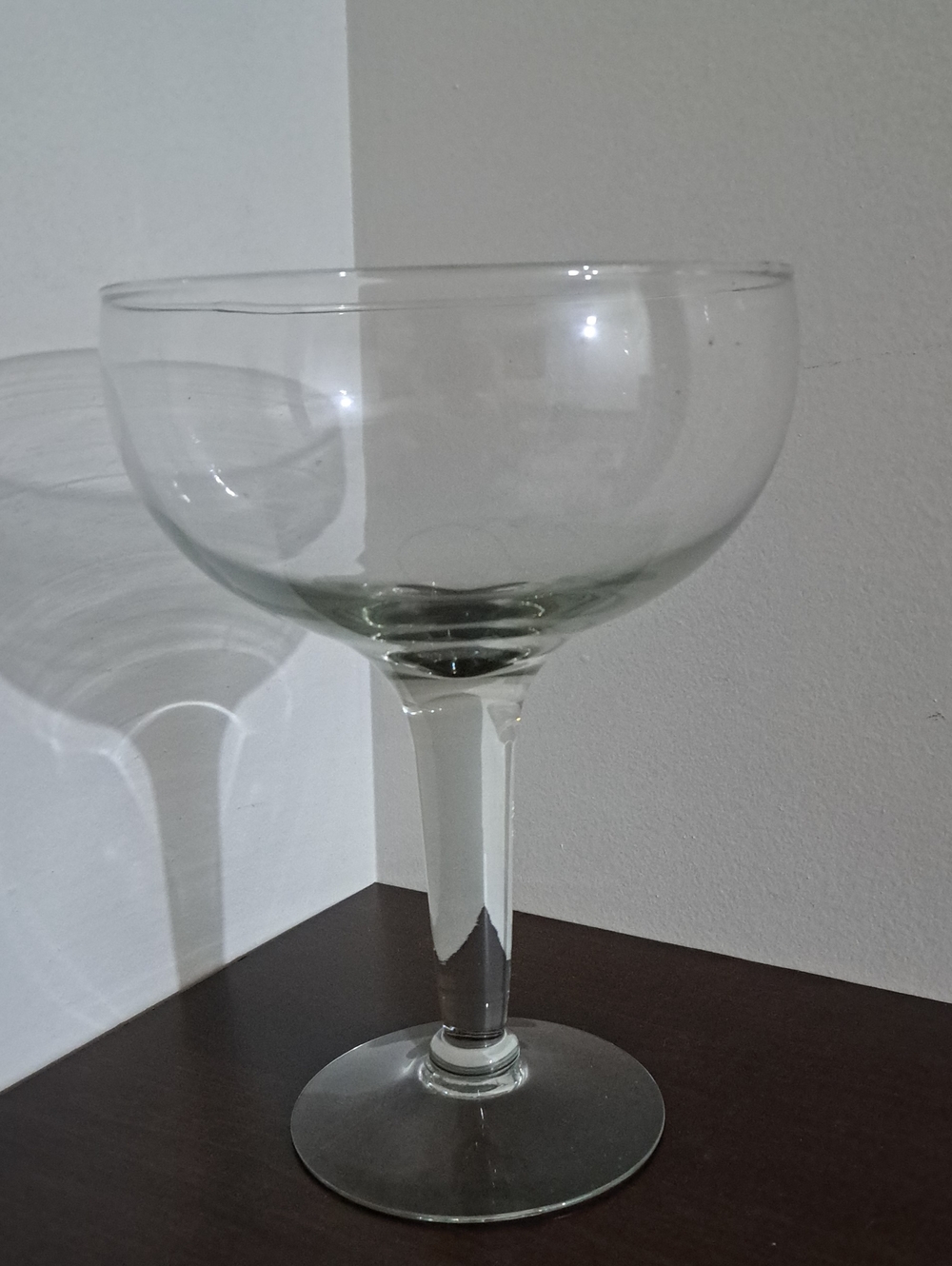 Clear Glass Coupe Cocktail Glass - Classic Stemware